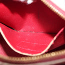 LOUIS VUITTON Monogram Vernis Pochette Pouch Rose Indian M90009 LV Auth BA6716-11