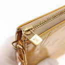LOUIS VUITTON Monogram Vernis Lexington Pouch Beige M91010 LV Auth BA6717-17