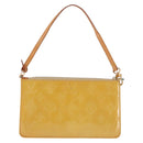 LOUIS VUITTON Monogram Vernis Lexington Pouch Beige M91010 LV Auth BA6717-2