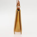 LOUIS VUITTON Monogram Vernis Lexington Pouch Beige M91010 LV Auth BA6717-3