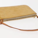 LOUIS VUITTON Monogram Vernis Lexington Pouch Beige M91010 LV Auth BA6717-6