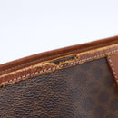 CELINE Macadam Canvas Tote Bag PVC Leather Brown Auth BA6719-9