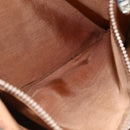 CELINE Macadam Canvas Tote Bag PVC Leather Brown Auth BA6719-22