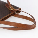 CELINE Macadam Canvas Tote Bag PVC Leather Brown Auth BA6719-7