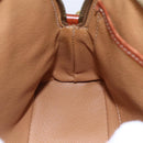 CELINE Macadam Canvas Hand Bag PVC Leather 2way Brown Auth BA6720-21