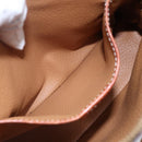 CELINE Macadam Canvas Hand Bag PVC Leather 2way Brown Auth BA6720-22