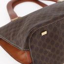 CELINE Macadam Canvas Hand Bag PVC Leather Brown Auth BA6721-15
