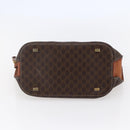 CELINE Macadam Canvas Hand Bag PVC Leather Brown Auth BA6721-5