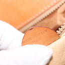 CELINE Macadam Canvas Shoulder Bag PVC Leather Brown Gold Auth BA6722-21