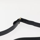 CELINE C Sulky Shoulder Bag Canvas Navy Gold Auth BA6726-8