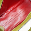 CELINE Shoulder Bag Leather Green Silver Auth BA6730-11