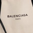 BALENCIAGA Navy Kabas S Hand Bag Canvas Black White 339933 Auth BA6735-17