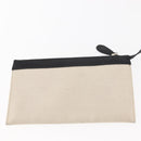 BALENCIAGA Navy Kabas S Hand Bag Canvas Black White 339933 Auth BA6735-22