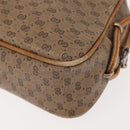 GUCCI Micro GG Supreme Shoulder Bag PVC Beige Gold Auth BA6740-9