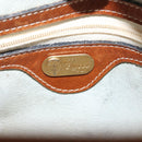 GUCCI Micro GG Supreme Shoulder Bag PVC Beige Gold Auth BA6740-18