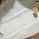 GUCCI Micro GG Supreme Shoulder Bag PVC Beige Gold Auth BA6740-11