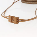 GUCCI Micro GG Supreme Shoulder Bag PVC Beige Gold Auth BA6740-7