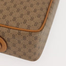 GUCCI Micro GG Supreme Web Sherry Line Bag PVC Beige 001 261 0942 Auth BA6742-10