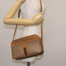 GUCCI Micro GG Supreme Web Sherry Line Bag PVC Beige 001 261 0942 Auth BA6742-22