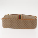 GUCCI Micro GG Supreme Web Sherry Line Bag PVC Beige 001 261 0942 Auth BA6742-9