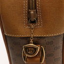 GUCCI Micro GG Supreme Shoulder Bag PVC Beige Gold 001 56 0860 Auth BA6743-10