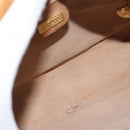 GUCCI Micro GG Supreme Shoulder Bag PVC Beige Gold 001 56 0860 Auth BA6743-11