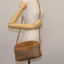 GUCCI Micro GG Supreme Shoulder Bag PVC Beige Gold 001 56 0860 Auth BA6743-22