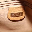 GUCCI Micro GG Supreme Shoulder Bag PVC Beige Gold 001 084 0852 Auth BA6744-16