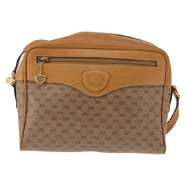 GUCCI Micro GG Supreme Shoulder Bag PVC Beige Gold 001 084 0852 Auth BA6744 - 0