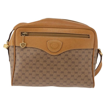 GUCCI Micro GG Supreme Shoulder Bag PVC Beige Gold 001 084 0852 Auth BA6744 - 0