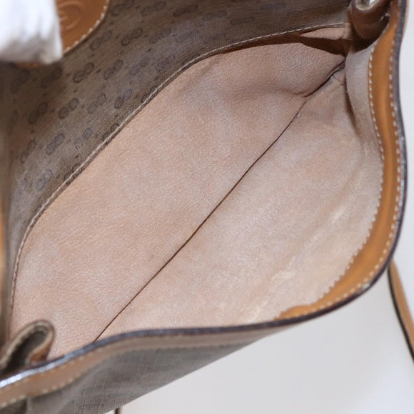 GUCCI Micro GG Supreme Shoulder Bag PVC Beige Gold 007 23 0017 Auth BA6745