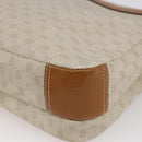 GUCCI Micro GG Canvas Shoulder Bag PVC Leather White Auth BA6747-16