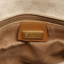 GUCCI Micro GG Canvas Shoulder Bag PVC Leather White Auth BA6747-18