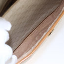 GUCCI Micro GG Canvas Shoulder Bag PVC Leather White Auth BA6747-22