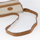 GUCCI Micro GG Canvas Shoulder Bag PVC Leather White Auth BA6747-7