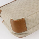 GUCCI Micro GG Supreme Shoulder Bag PVC White Gold Auth BA6748-17