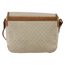 GUCCI Micro GG Supreme Shoulder Bag PVC White Gold Auth BA6748-2