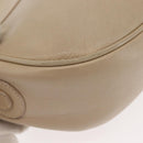 GUCCI Shoulder Bag Leather Beige Gold 001 115 0918 Auth BA6749-10