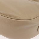 GUCCI Shoulder Bag Leather Beige Gold 001 115 0918 Auth BA6749-13