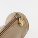 GUCCI Shoulder Bag Leather Beige Gold 001 115 0918 Auth BA6749-14