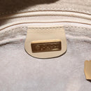 GUCCI Shoulder Bag Leather Beige Gold 001 115 0918 Auth BA6749-16