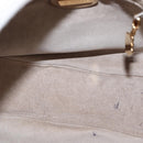 GUCCI Shoulder Bag Leather Beige Gold 001 115 0918 Auth BA6749-17
