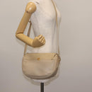 GUCCI Shoulder Bag Leather Beige Gold 001 115 0918 Auth BA6749-23