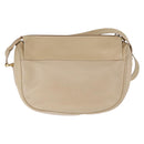 GUCCI Shoulder Bag Leather Beige Gold 001 115 0918 Auth BA6749-3
