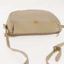 GUCCI Shoulder Bag Leather Beige Gold 001 115 0918 Auth BA6749-6