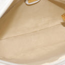 GUCCI Flora Shoulder Bag Canvas Beige Gold 001 093 1050 Auth BA6750-11