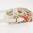 GUCCI Flora Shoulder Bag Canvas Beige Gold 001 093 1050 Auth BA6750-4