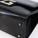 GUCCI Shoulder Bag Leather Black Silver 007 2023 0267 Auth BA6751-9