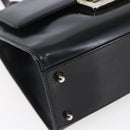 GUCCI Shoulder Bag Leather Black Silver 007 2023 0267 Auth BA6751-14