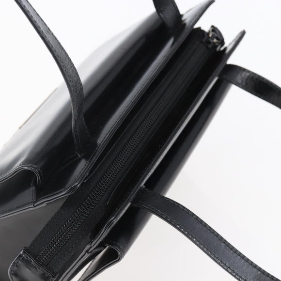 GUCCI Shoulder Bag Leather Black Silver 007 2023 0267 Auth BA6751